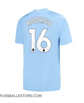 Günstige Manchester City Rodri Hernandez #16 Heimtrikot 2023-24 Kurzarm